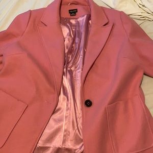 Women wool blend silk lining coat size 18